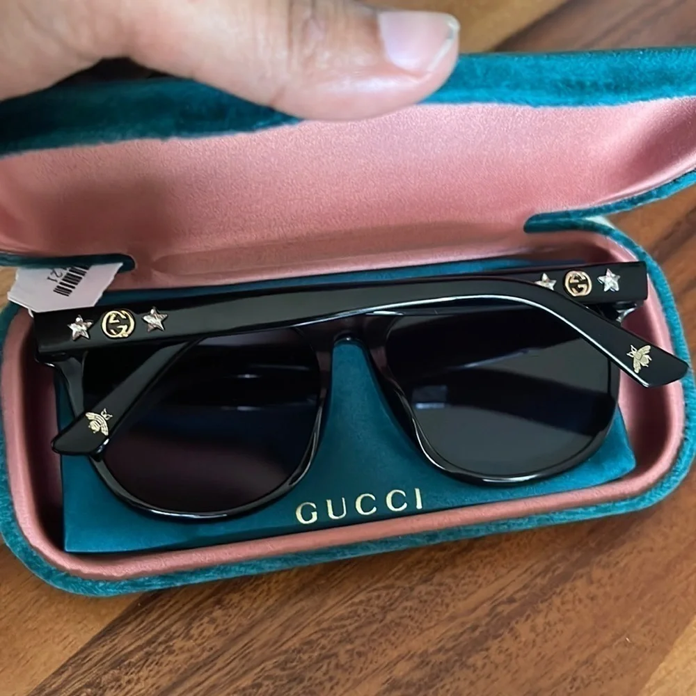 GUCCI 57mm Square Sunglasses
